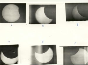 Sequense of solar eclipse 1972
